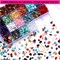 1000PCS Crystal Stone Beads for Jewelry Making, Natural Chip Stone Beads 5-8mm Irregular Gemstones Multicolored Rock Loose Beads for Ring, Earrings, Necklace, Bracelet Making DIY Art Crafts